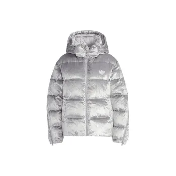 Adidas Originals Clover Series Down Jacket Women's Silver
