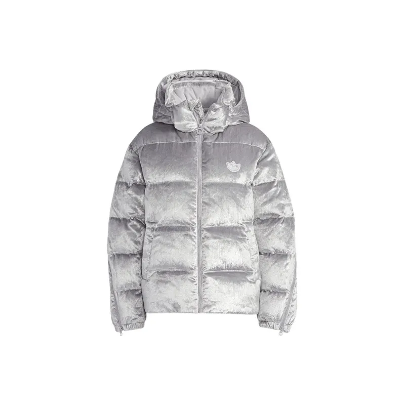 Adidas Originals Clover Series Down Jacket Women's Silver-0