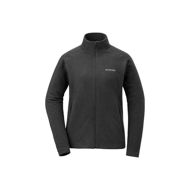 MONTBELL Cardigan Stand Collar Jacket Windbreaker Jacket Liner Fleece Women's-7