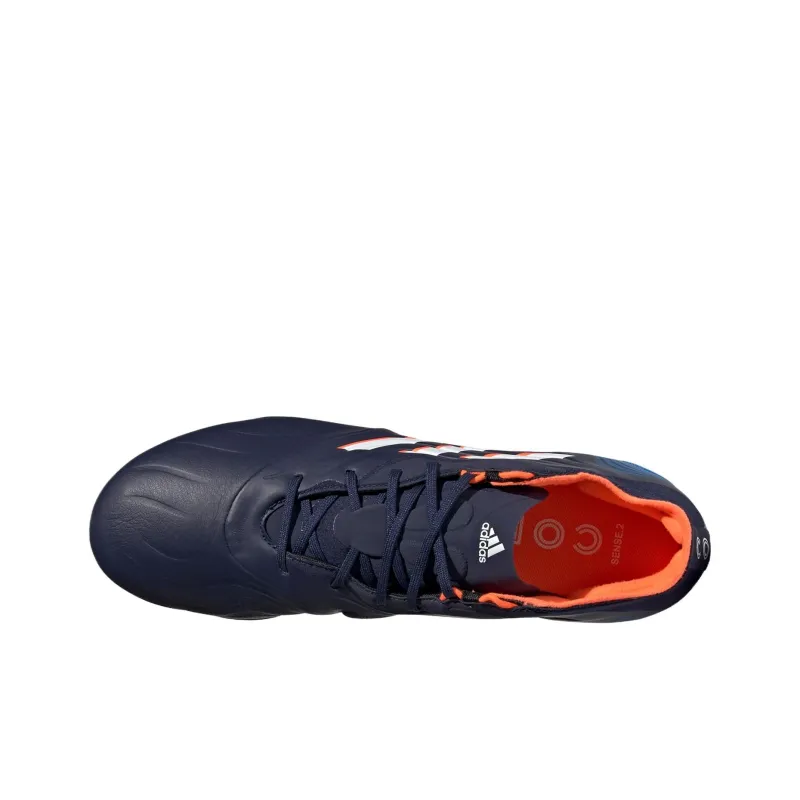 Adidas Performance Anti Slip Wear Resistant Soccer Shoes Men's Blue-5
