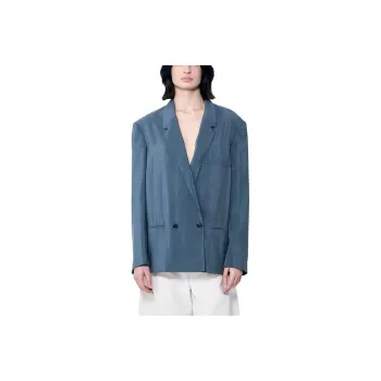 Lemaire Double Breasted Tailored Blazer
