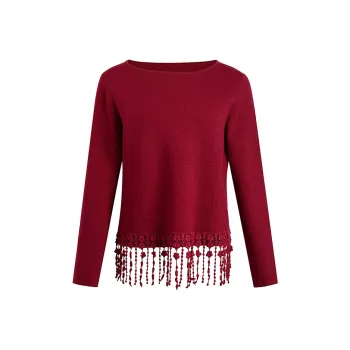 A LIFE ON THE LEFT Knitwear Women's Burgundy