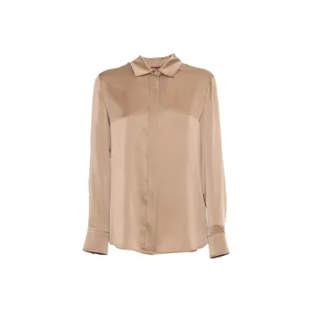 MaxMara Baden Curved Hem Long Sleeved Top