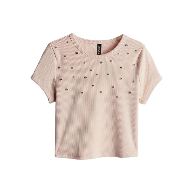 H&M T Shirts Women's Light Pink-0