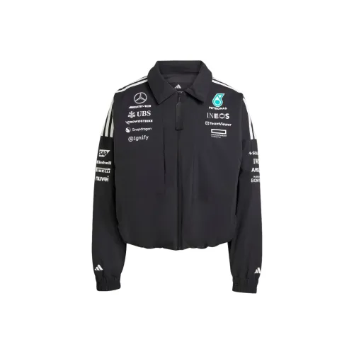Adidas x MERCEDES AMG PETRONAS F1 TEAM SS25 Jacket Women's Black/White