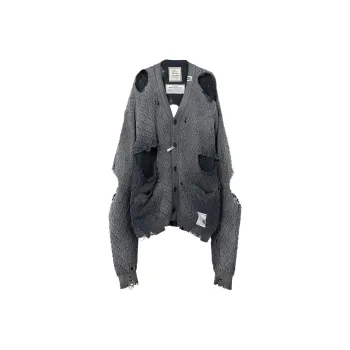 Maison Mihara Yasuhiro Sun Faded Like Knit Cardigan