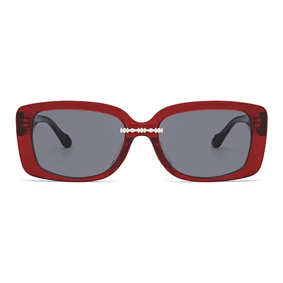 THE OWNER Plate Frame Rectangular Sunglasses Unisex-14