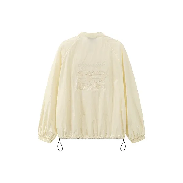 CHUU Cropped Coat Women's White Apricot-1