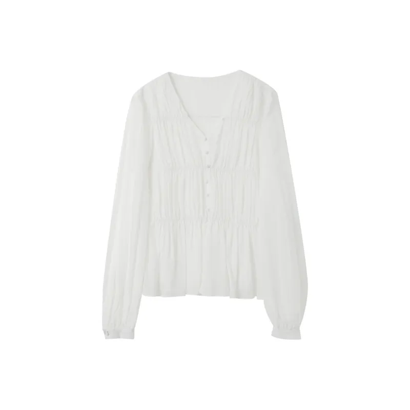 3COLOUR Shirt Women's Pearl White-0
