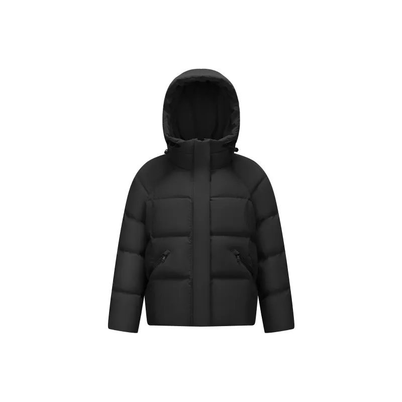 SEM/R Relaxed Oversized Hooded Down Jacket Mid Length Women's-17
