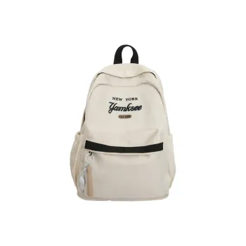 Yalu Nylon Backpack Unisex White/Black/Red/Yellow/Blue