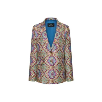 ETRO Mandala print Silk Blazer