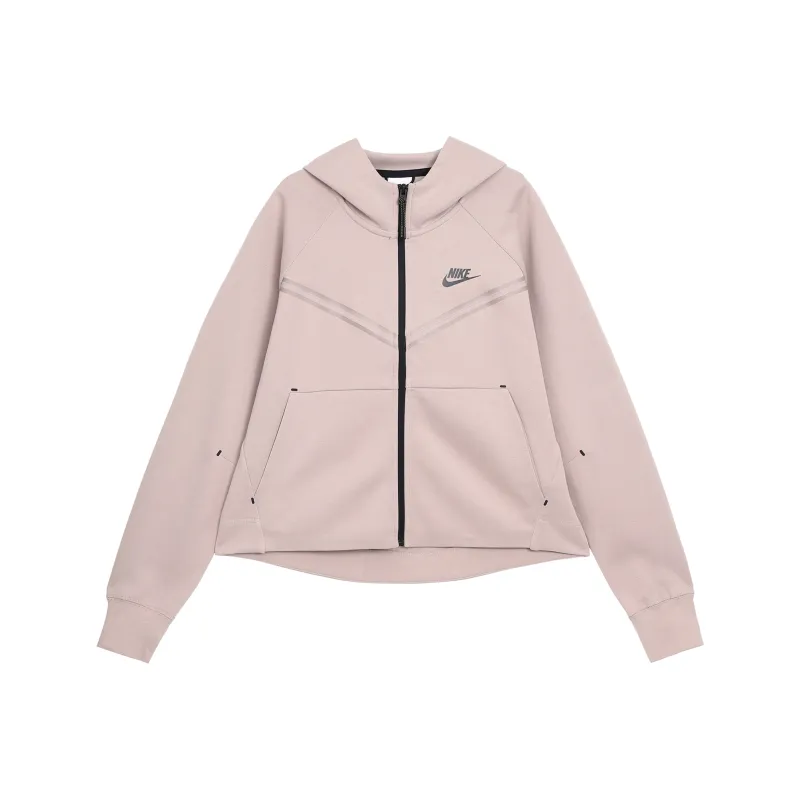 Nike Sportswear Tech Fleece Windrunner Hoodie 'Pink Oxford'-0
