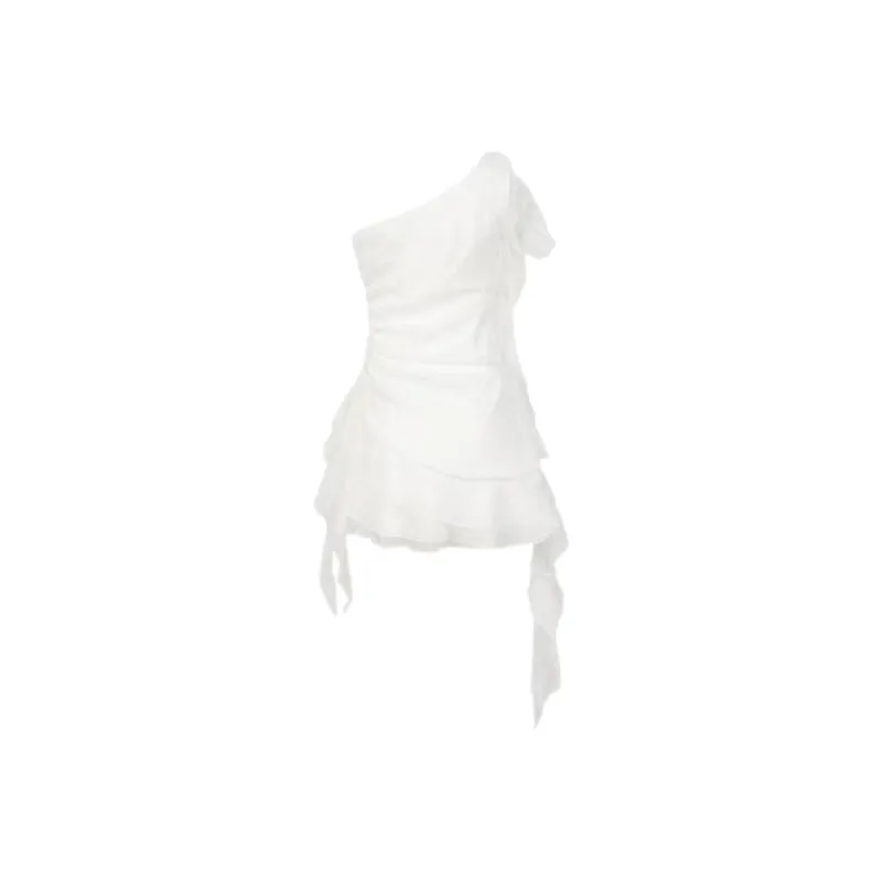 ABBY GODDESS Sleeveless Dress Women's White-1