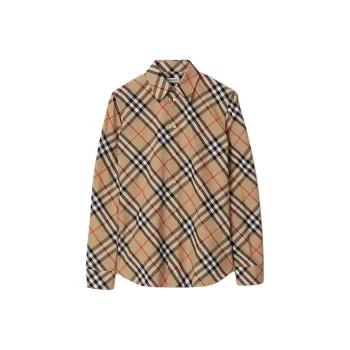 Burberry Long Sleeved Checked Buttoned Shirt