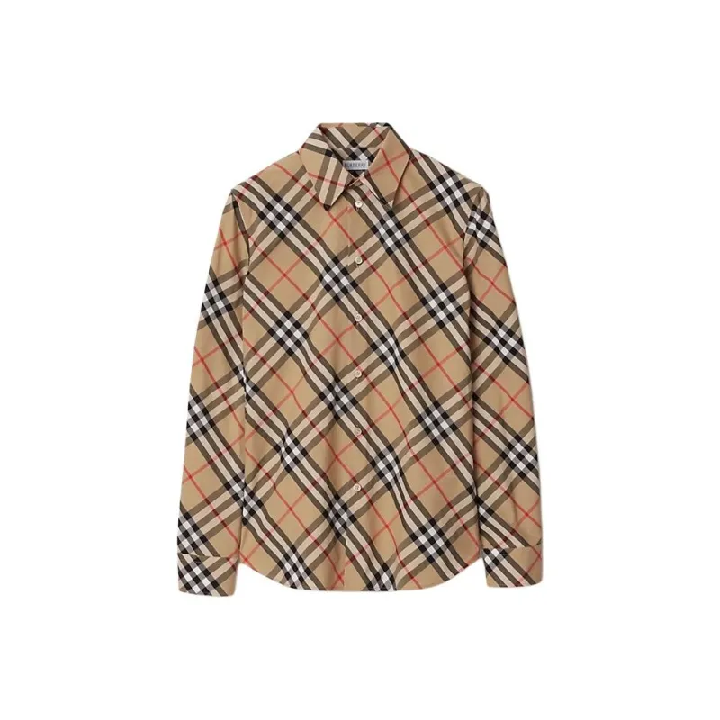 Burberry Long Sleeved Checked Shirt-0