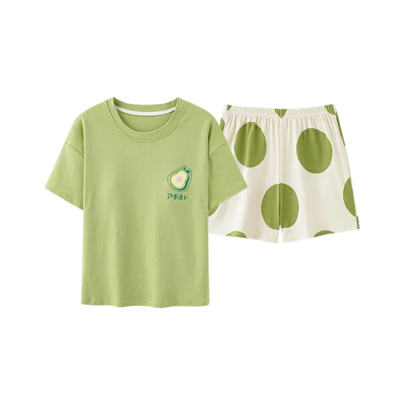 FENTENGCARE Pajama Set Women's Green-0