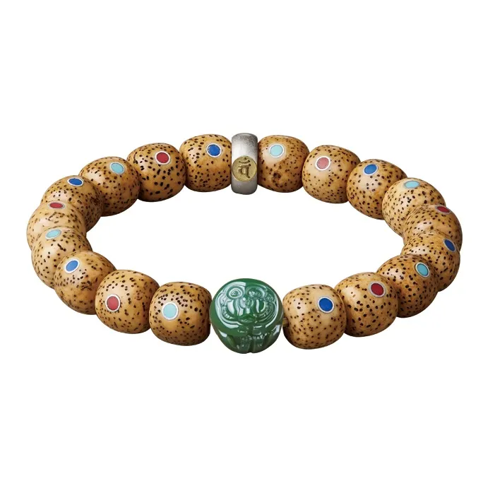 Yi Mingju Star Moon Bodhi Seeds Bracelets Unisex-12