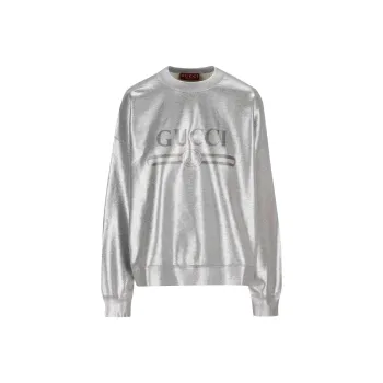 GUCCI Metallic Crewneck Sweatshirt