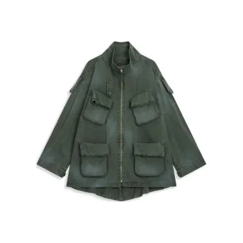 Open Yy CARGO POCKET FIELD JACKET Jackets Coats Unisex KHAKI/Khaki