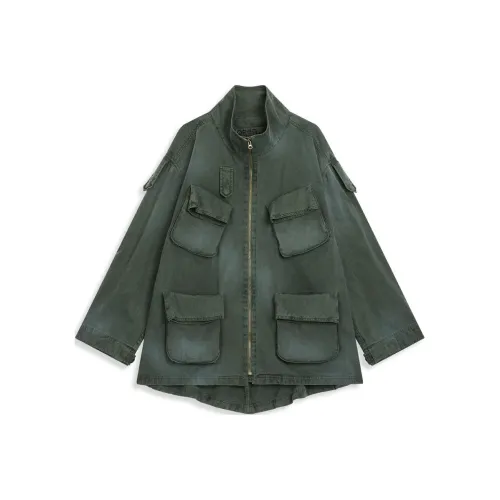 Open Yy CARGO POCKET FIELD JACKET Jackets Coats Unisex KHAKI/Khaki