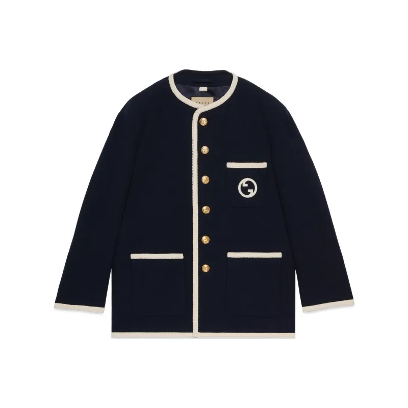 GUCCI SS24 Jackets & Coats Women's Dark Blue-0