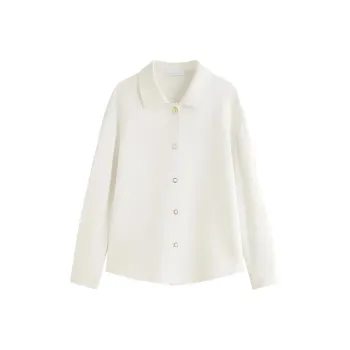 FANSILANEN Formal Occasion Office Long Sleeved Shirt Women's Ecru