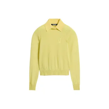 Jacquemus The Tricot Knit Polo Shirt