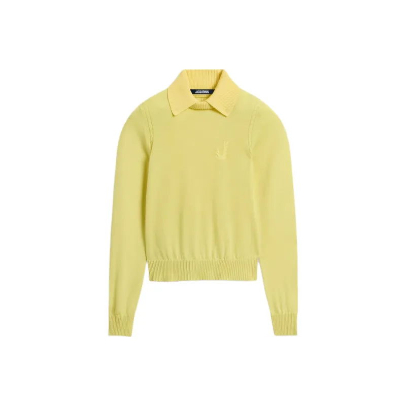 Jacquemus The Tricot Knit Polo Shirt-0