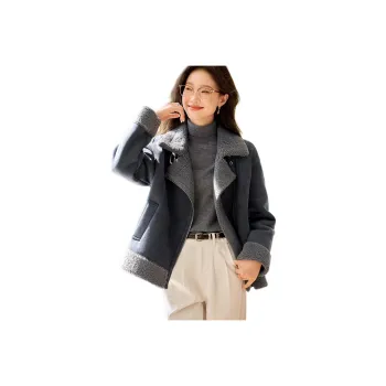 Mo Han Yi Mei Jackets & Coats Women's Haze Blue