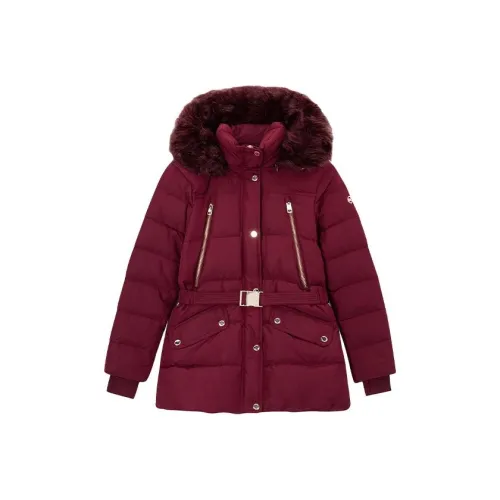 MICHAEL KORS Down Jacket Women's Burgundy