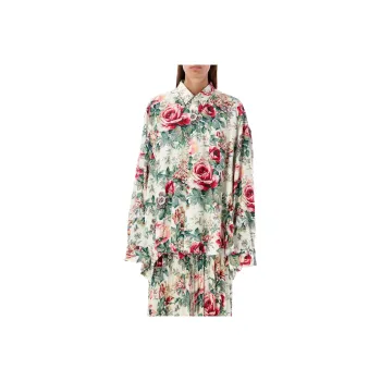 JUNYA WATANABE Floral Printed Buttoned Blouse