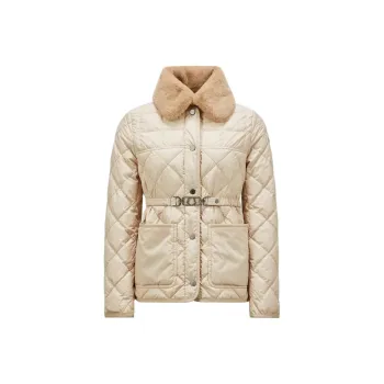Moncler FW24 Down Jacket Women's Sandy Beige