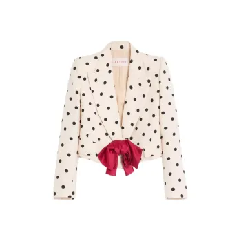 Valentino Shantung Blazer