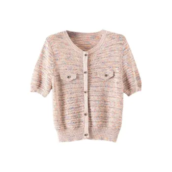 Late White Knitwear Women's Pink