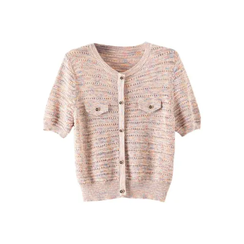 Late White Knitwear Women's Pink