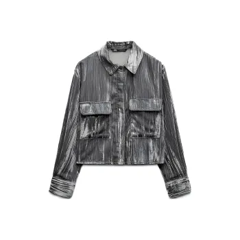 ZARA Shirts Women's Silver