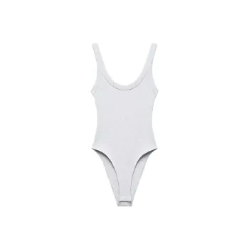 ZARA Bodysuits Women's Zebra Print Gray