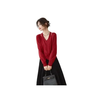 【dme】 Knitwear Women's Burgundy