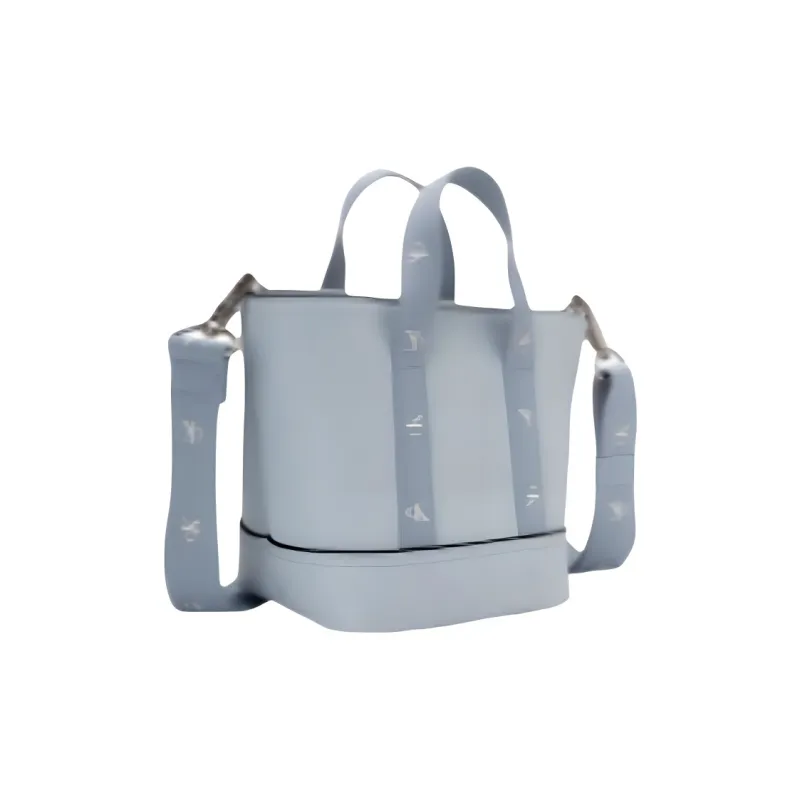 CALVIN KLEIN Synthetic Material Tote Bag Shopping Bag Crossbody One Shoulder Handbags Mini Women's Light Blue-1