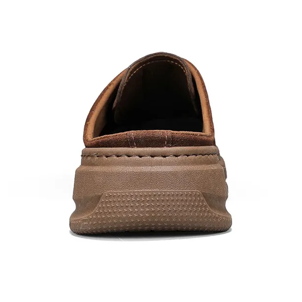 ENRICO COVERI Rubber Sole Quiet, Odor Resistant, Slip Resistant Closed Toe Slippers Men's-11