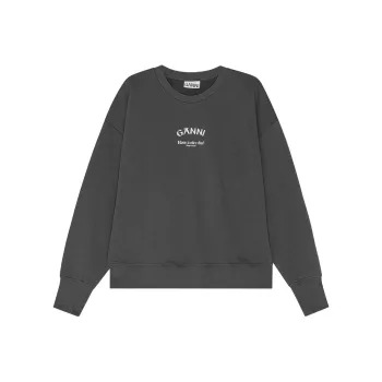 GANNI Volcanic Ash Sweatshirt Women's Gray