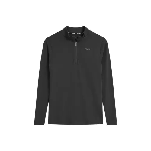 PUMA EVOLVE Women's Half-Zip Training Top Sweatshirt Women's Black