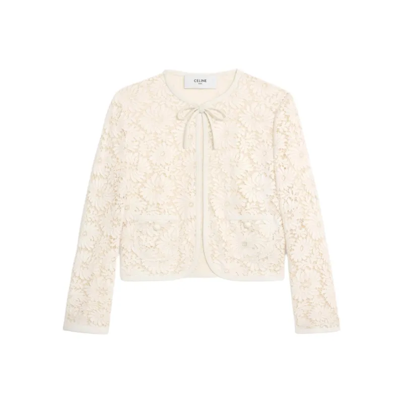 CELINE SS25 Jackets & Coats Women's Ivory White-0