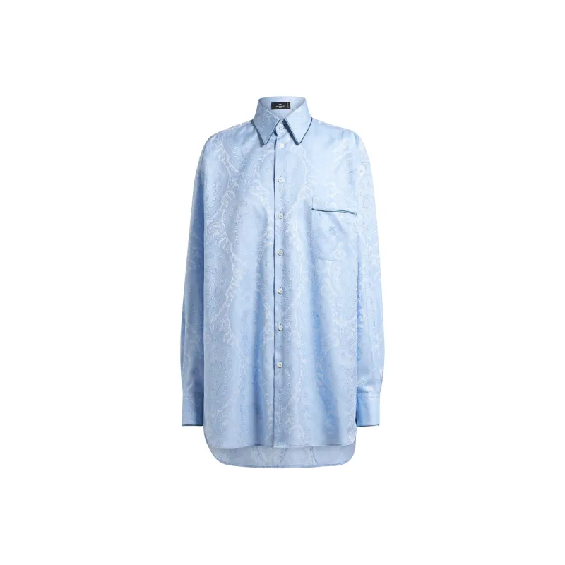 ETRO Paisley Jacquard Long Sleeved Shirt-0