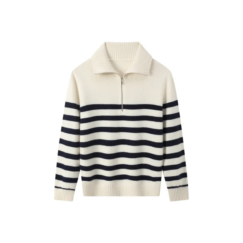 H YXIANG Cashmere Sweater Women's-0