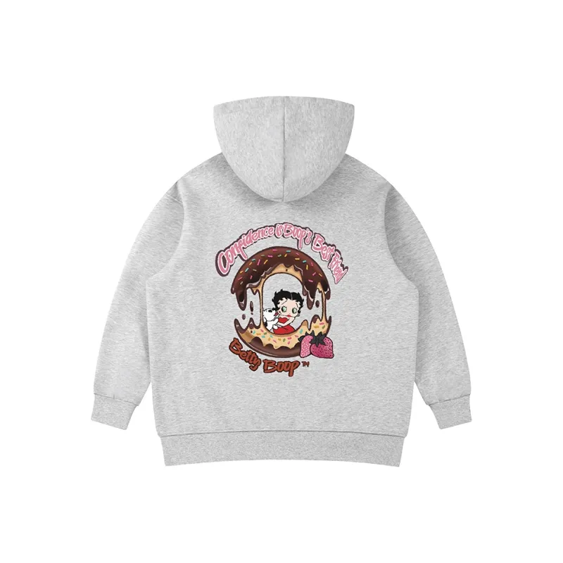 BETTY BOOP Sweatshirt Women's Heather Gray-0
