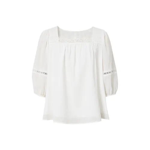 Hopeshow Shirts Women's Raw White 001