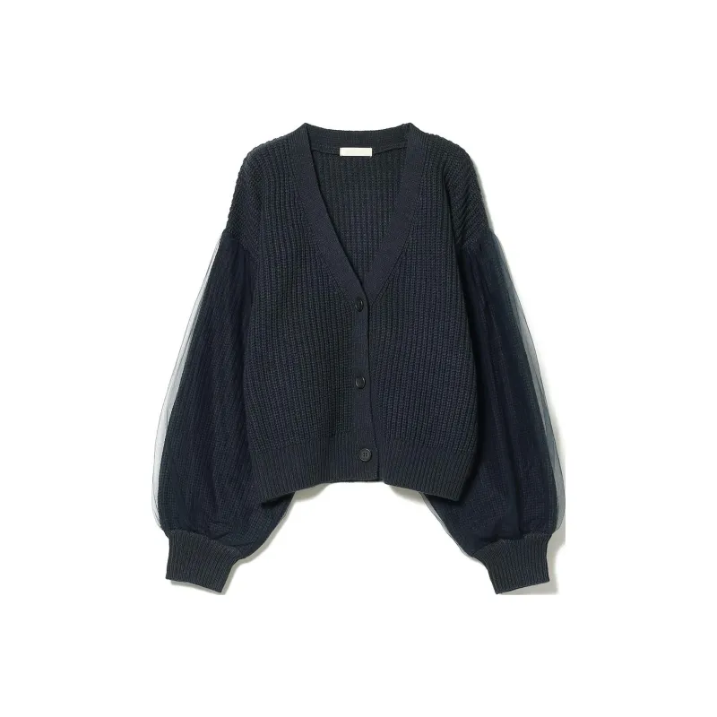 Beams HEART Knitwear Women's Marine Blue-0