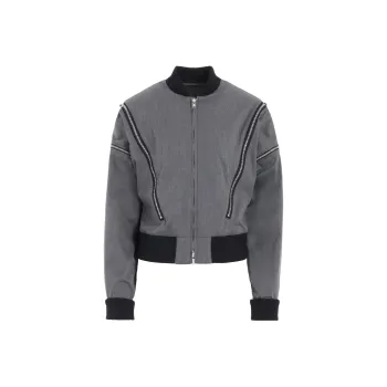Yohji Yamamoto LIMI Feu FW24 Jackets & Coats Women's Gray